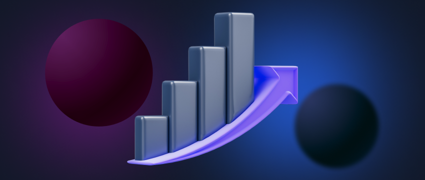 Charts accompanied by a prominent upward arrow, illustrating the trading plan.