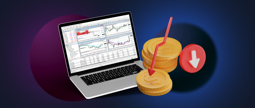 A visual representation of forex trading tips for beginners, emphasizing the possibility of trading losses and financial risks.