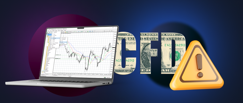 An individual engaged in forex trading through CFDs on MetaTrader 4, emphasizing the importance of understanding trading risks